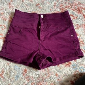 Purple shorts